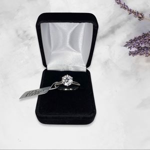 TEST+for DIAMOND!!!💯% AUTHENTIC!! $1,200 D2.00ct MOISSANITE 14K White Gold ring